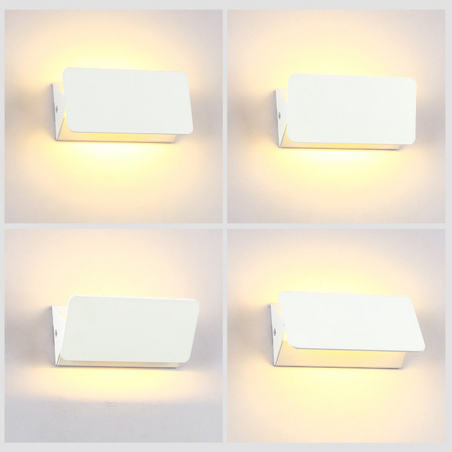  Auf- und Abschwenken, Fernbedienung von dreifarbigen Wandlampen, dimmbare LED-Wandleuchte, LED-Leuchten für Innentreppen, LED-Leuchten für Innentreppen, LED-Leuchten für Innentreppen