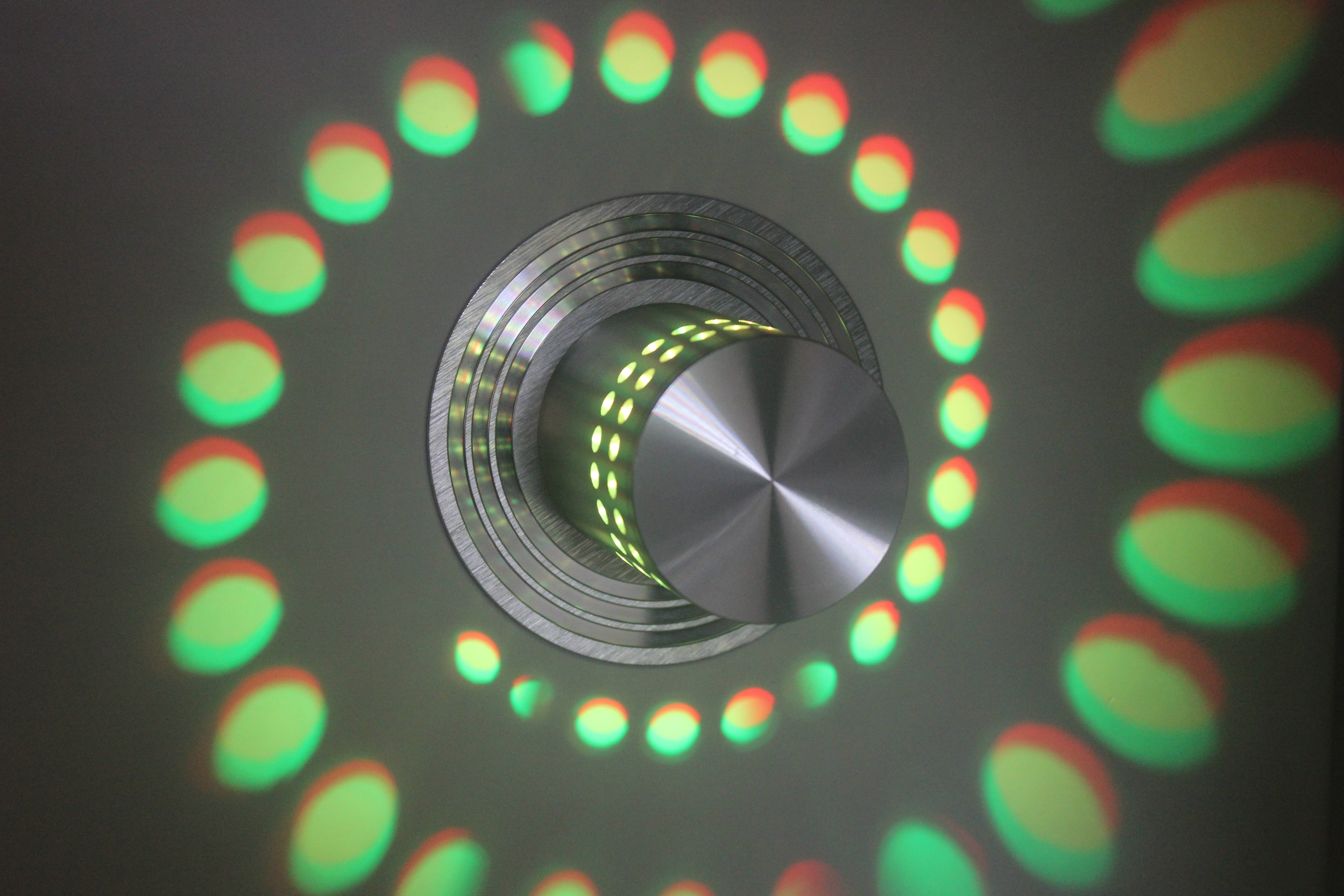 Spiralloch-RGB-LED-Wandleuchte für den Innenbereich, Heimdekoration mit günstigem Preis, ausgefallene Nachtlichter, Deckenleuchte, Loft-Vogue-Möbel