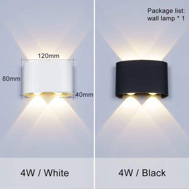 Led Wandleuchte Innen Aluminium Dekoration Innenbeleuchtung Oben Und Unten Wasserdichte Wandleuchte Outdoor Garten Wandleuchte