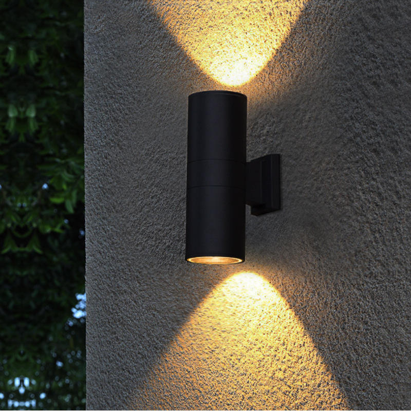 12W COB Up Down Dual-Head Outdoor Led Wand Licht Wand Lampe Zylinder Indoor Balkon Leuchte Wasserdichte IP65 veranda Lampe