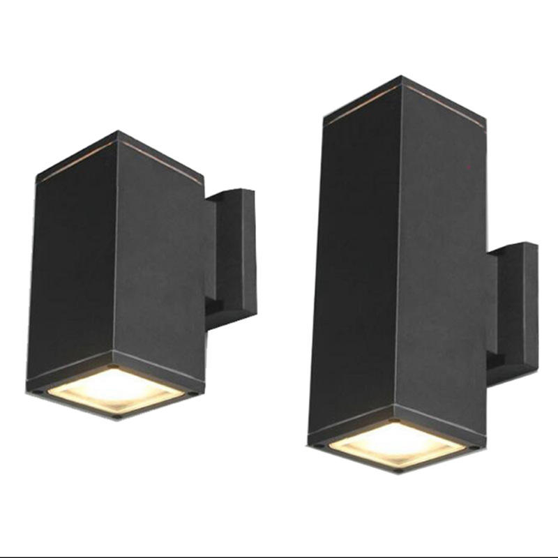 Maßgeschneiderte Wandleuchte, moderne IP65-wasserdichte Aluminium-Außenleuchte, LED-Wandleuchte nach oben und unten, hergestellt in China