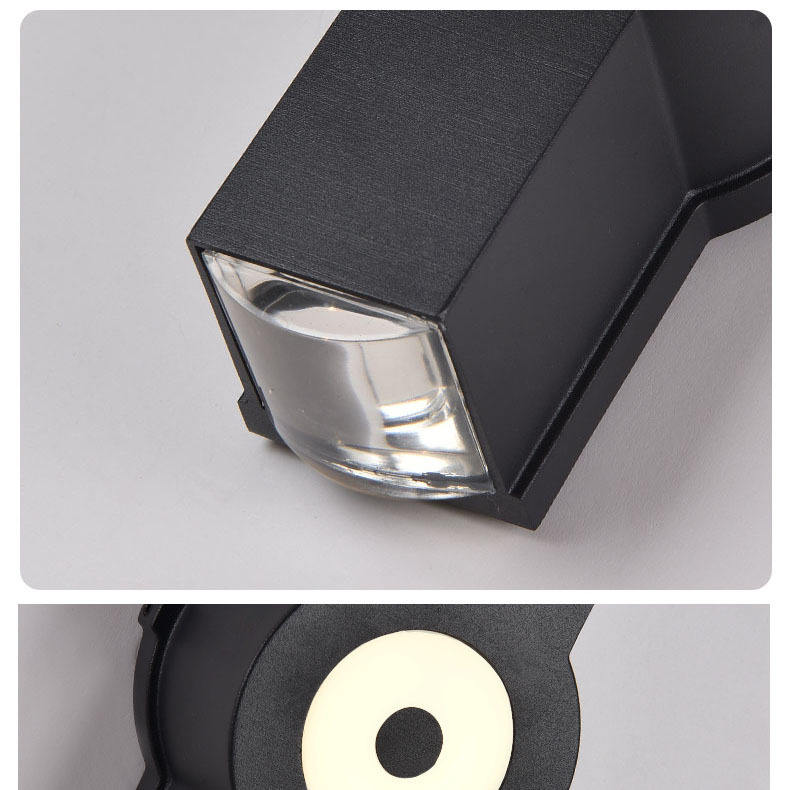 Minimalistische oberflächenmontierte LED-Wellen-Wandleuchte für den Außenbereich und wasserdicht IP65 85 ~ 265 V. Minimalistische Wandleuchte für Weg-Straßen-Veranda-Licht