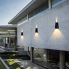 Up And Down LED Solarlicht Powered Charge Outdoor Wasserdichte Beleuchtung Wandleuchten Garten