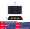 Solar-LED-Licht im Freien, wasserdicht, Balkon, Solarleuchten für Hof, Straße, Landschaft, Garten, Dekor, Lampe, Outdoor-Solar-Wandleuchte