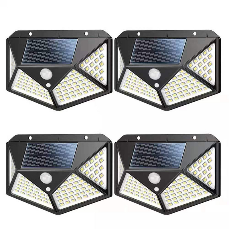 100 LED ip65 Solar Licht Outdoor Solar Lampe PIR Motion Sensor Wand Licht Wasserdichte Solar Powered Sonnenlicht Für Garten Dekoration