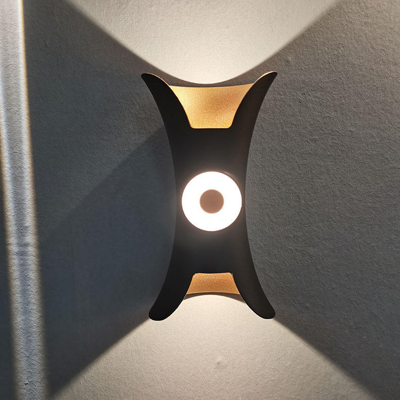 Wasserdichte Outdoor Wandleuchte LED Lange Wandleuchte IP65 Aluminium Licht Tuin Villa Veranda Blaker Licht 110V 220V Blaker Armatur
