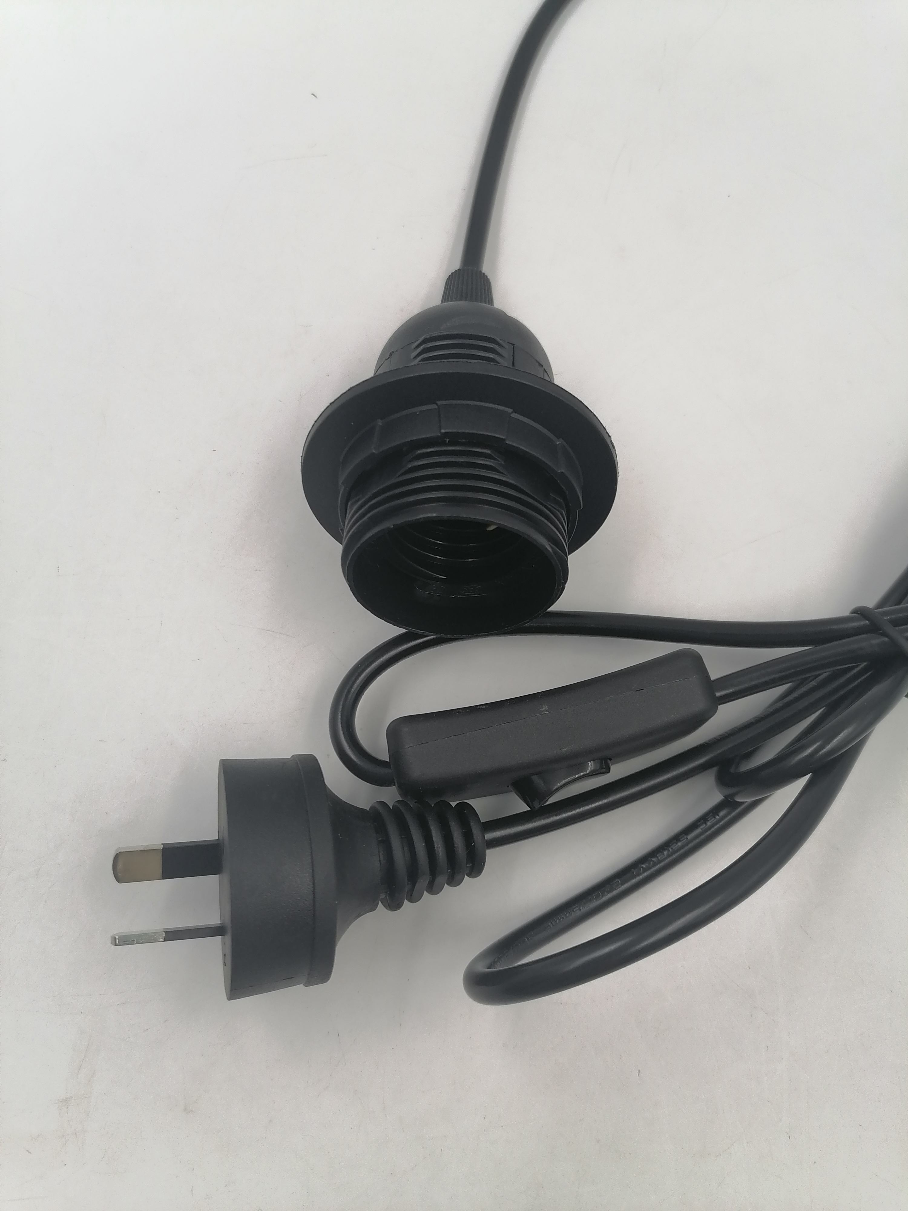 AU-Stecker, 1,8 m langes Netzkabel 303, Ein-Aus-Netzkabel für LED-Lampe mit Knopfschalter, Kabelverlängerung