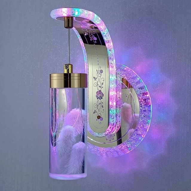 Neue Nacht Led Wand Licht Schlafzimmer Hotel Einfache Badezimmer Lichter Moderne Kreative Wahre Blume Bernstein led Wand Lampe