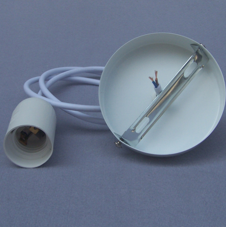 E27-Schraube zum Aufhängen, Kronleuchter-Kopflampenhalter mit Draht, Kronleuchter-Draht-Set, DIY Retro-Kronleuchter-Zubehör, 0,5/1,8/2/3/4 m