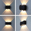 LED Outdoor Doppel Kopf Up Und Down Licht Arc Wand Lampe Gang Treppe Korridor Balkon Im Freien Wasserdichte Wand Lampe