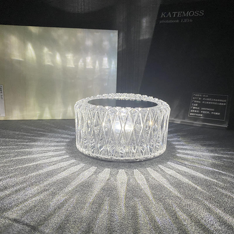 Rose Kristall Tischlampe Schlafzimmer USB Lade Nachttisch Romantisches Nachtlicht Touch Control Tischlampe Blütenblatt Atmosphäre Geschirr Innen Mehrfarbig