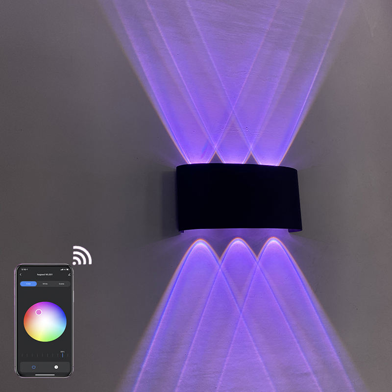 Outdoor LED Wandspot 10W Landschap Beleuchtung 220V Rot Grün Blau RGB Wandlampe IP65 Wasserdicht Außenbeleuchtung