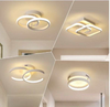 Weiße Kreis-Deckenlampen für Wohnzimmer, hängende Deckenlampe, Schlafzimmer-Deckenlampe, LED-Deckenlampe, moderne Deckenlampe