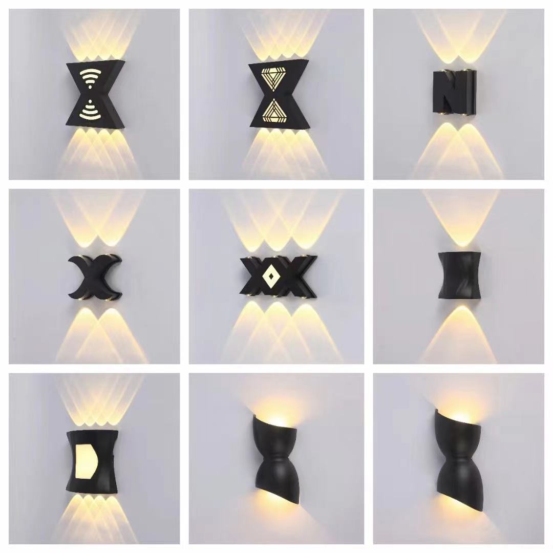 Wasserdicht Oben Und Unten Wand Licht Schlafzimmer Nacht Led Hintergrund Wand Lampe Dreh Gang Leuchte Wand Beleuchtung Innen