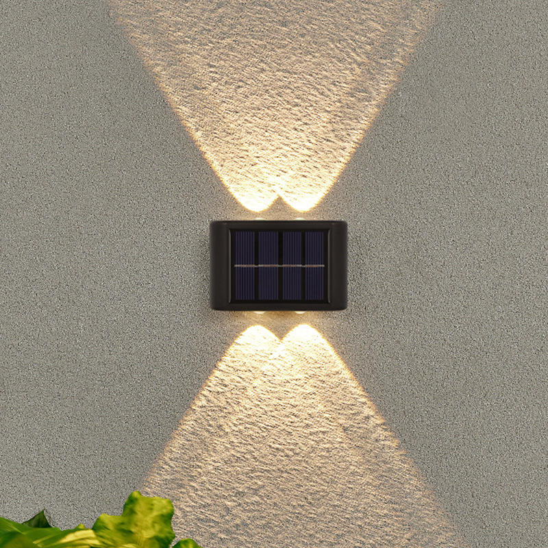 Up and Down Solar-Wandleuchte, Außendekoration, Garten, Hof, Zuhause, Wandleuchte, wasserdicht, leuchtend, für den Außenbereich