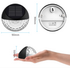 LED Solar Lichter Außen Licht Control Sensor Garten Dekoration Solar Zaun Wand Lampe Halbkreis Energie Wasserdichte Straßenlaternen