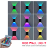 RGB 5W LED Wandleuchte Effekt Wandleuchte mit Fernbedienung Bunte Wandlampe Innen
