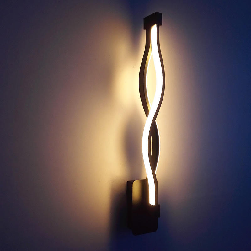2,4 G Langwellen-Wandleuchte mit Controller, LED-Wandleuchte, minimalistisches Wohnzimmer, Treppenhaus, Schlafzimmer 