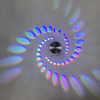 LED-Spiralloch-Wandleuchte, 16-Farben-Wandleuchte, Fernbedienung, Wandleuchte, geeignet für Halle, KTV, Bar, Heimdekoration, Kunst-Wandleuchte