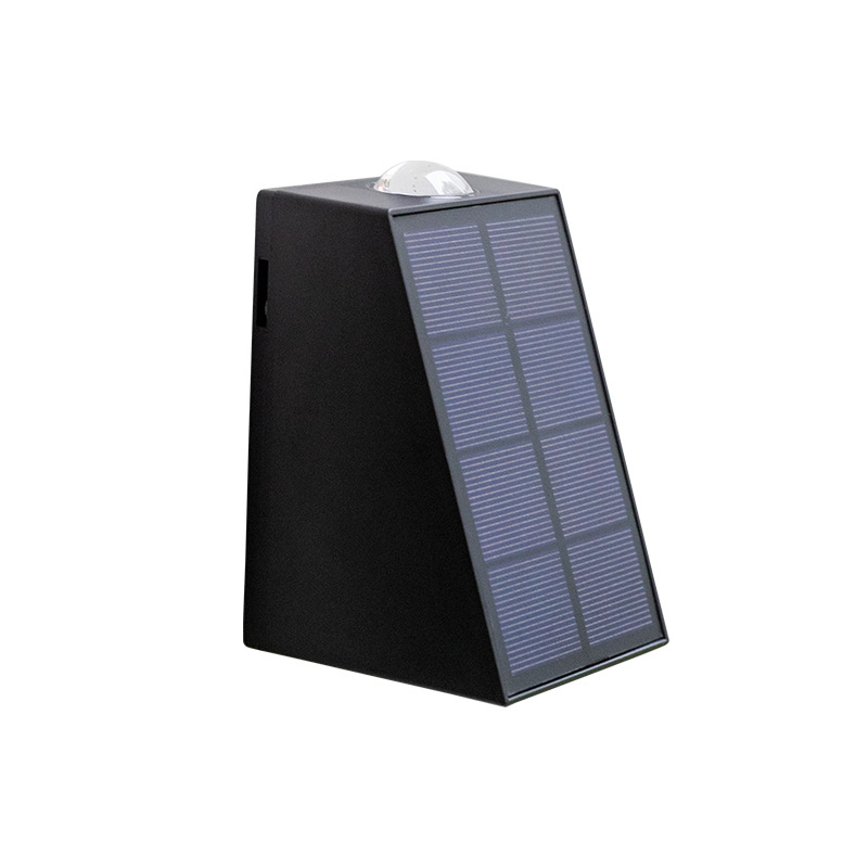 Wandleuchte Solar Garten Außendekoration Garten Wasserdicht Up Down Induktionswaschanlage Lichtapplikation Extrior Hocheffizient