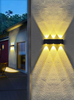 Neue wasserdichte Solarleuchte für den Außenbereich, Hausgarten, Villa, Außenwandstrahler, superhelle Wandleuchte, dekoratives Licht, Wandwaschgang