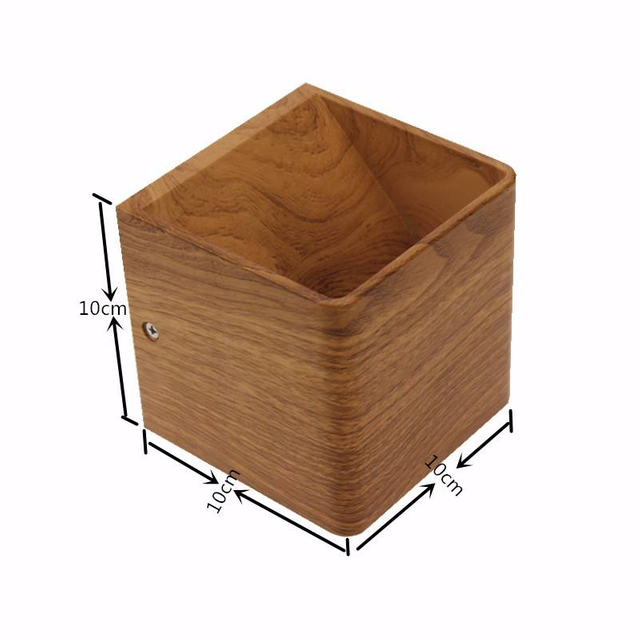 2,4G APP RGBW Neue Farbe IP65 Oben Und Unten 100*100*100mm Outdoor Wasserdicht Klassische Heißer Verkauf Holz Farbe 300 Grad Einstellung