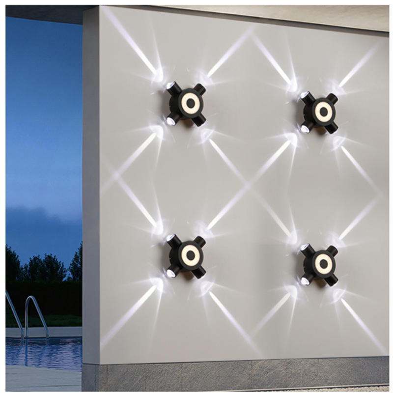 LED 6W/12W Im Freien Wasserdichte IP65 Wand Licht Veranda Garten Wand Lampe Innen Schlafzimmer Wohnzimmer Dekoration beleuchtung Lampe
