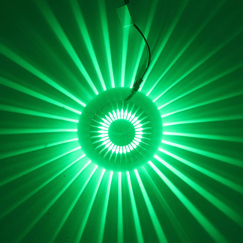 Super schöne Sonnenblume 3W RGB AC 220V KTV Decke LED Wandleuchte Schlafzimmer Nachttisch Treppenlicht Wohnzimmer Dekoration Badezimmer 