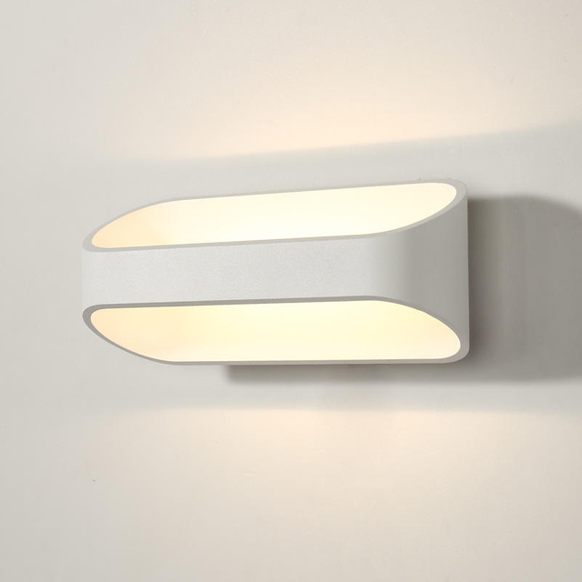 Neue 5W Wandleuchte Up And Down Indoor Nacht Korridor Gang Schlafzimmer Treppe Lampe Hintergrund Wand Lampe