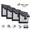 40 LED-Wand-Bewegungsmelder-Licht, Notfall-Außenlampe, LED-Solarlicht, Solar-Wandleuchte, LED-Solarlampe
