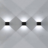 12W IP65 Außenbeleuchtung Moderne Wandleuchte Innen Wasserdichte LED Wandleuchte Wohnzimmer Licht quadratische LED-Wandleuchte
