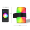 Tuya Smart App Control Wasserdichte IP 65 LED Wandlampe bunte wasserdichte Außenwandleuchte modernes Licht im Freien