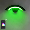 Heißer Verkauf Wasserdichte APP Steuerung Smart Wand Lampe Balkon Hof LED Lampe Intelligente Wasserdichte Wand Lichter