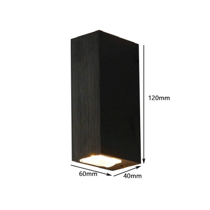 6W kleine große moderne Wandleuchte Außenbeleuchtung Indoor wasserdichte LED-Lampe Wohnzimmer Gang Park Landschaft Garten Licht