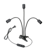 Grenzüberschreitende LED-Clip-Lampe, Einzelkopf, Doppelkopf, Dreikopf-Clip-Lampenfassung, E27, Universal-Lampenfassung mit Clip