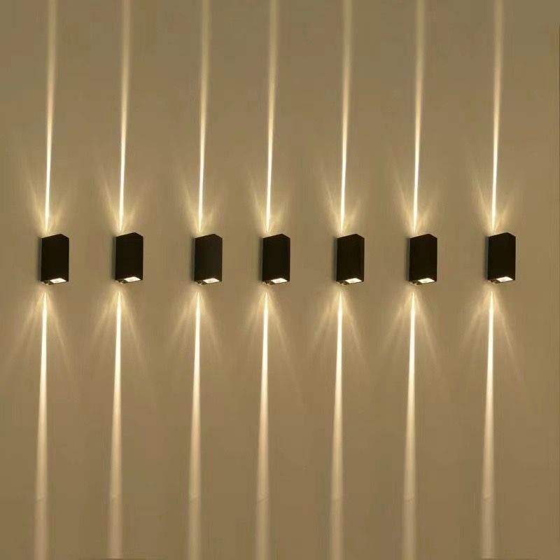 6W kleine große moderne Wandleuchte Außenbeleuchtung Indoor wasserdichte LED-Lampe Wohnzimmer Gang Park Landschaft Garten Licht