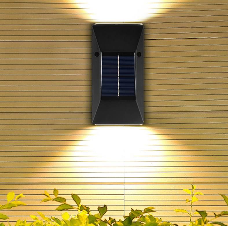 6LED IP65 Solarleuchte Outdoor Garten wasserdicht heißer Verkauf RGB warmweiß kaltweiß Solarlampe