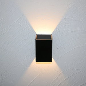 5W moderne Aluminiumlampe Art Deco LED Wandlampe RGB Beleuchtungskörper Nachttischlicht Schlafzimmer Nachtlicht
