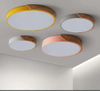 Moderne Aufputz-Schlafzimmer-Wohnzimmer-Hausbeleuchtung, runde rosa-schwarze Deckenleuchte, LED-Deckenleuchte, LED-Deckenleuchte