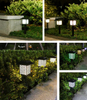 Haustyp Wasserdichte LED-Solarleuchte für den Außenbereich, Solar-Rasenlampe, Mini-Solarleuchte, gartenbetrieben, Cottage-Stil, Spike-Spot, kleines Haus