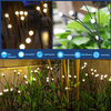 Firefly-Solarlampe, Gras-Solarlampe, LED-Solarlicht, dekorative Landschaftsbeleuchtung für den Außenbereich, mehrfarbig wechselnde, solarbetriebene LED-Blumenlichter für den Hof