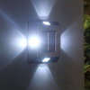 4 LED Solar Lampe IP65 Wasserdichte Außenleuchte Innenhof Wandleuchte für Garten und Villa Dekoration Stufenlicht