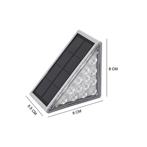Solar-Wandleuchte im Freien, wasserdichte LED-Wandleuchten für Hof, Straße, Landschaft, Garten, Dekor, Lampe, Solar-Außenwandleuchte