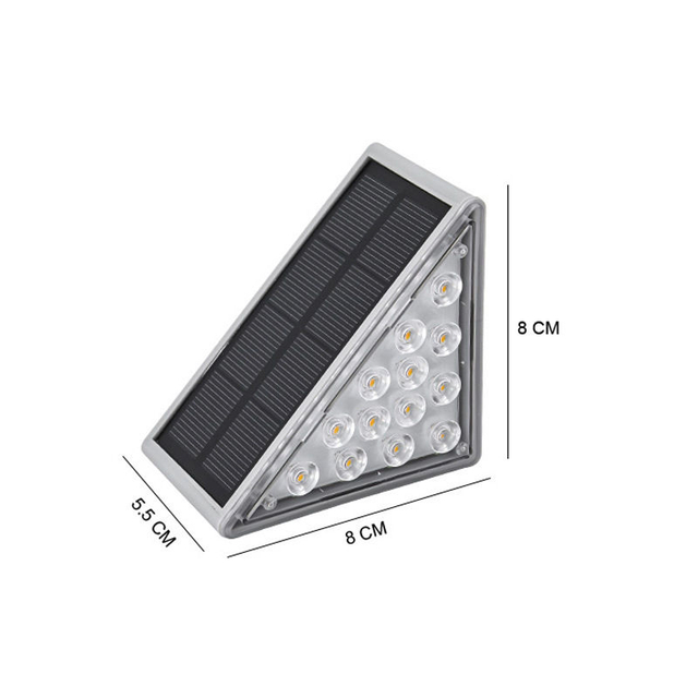 Solar-Wandleuchte im Freien, wasserdichte LED-Wandleuchten für Hof, Straße, Landschaft, Garten, Dekor, Lampe, Solar-Außenwandleuchte