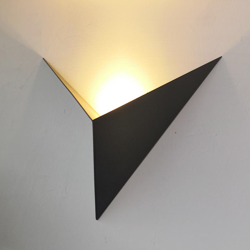 Aluminium-Stufen-Einbauleuchte, LED-Treppenwandleuchte, 3 W, für den Innenbereich, schwarz leuchtend, weißer Körper, LED-Raumbeleuchtung