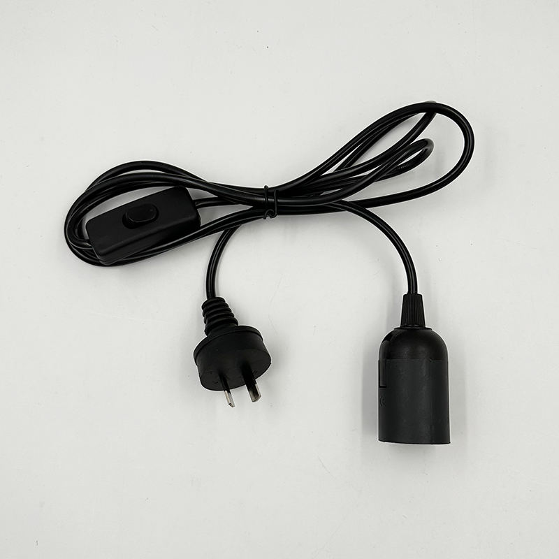 Material Wasserdichter Lampenhalter E27 Kunststoff Schwarz Weiß PVC Stil Gummi Farbe Schraube Herkunft Eisen Cooper E27 Glühbirnenfassung