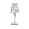 Spanische Rose Kristall Tischlampe Schlafzimmer USB Lade Schreibtischlampe Nachttisch Romantisches Nachtlicht Blütenblatt Atmosphäre Geschirr Innen Mehrfarbig