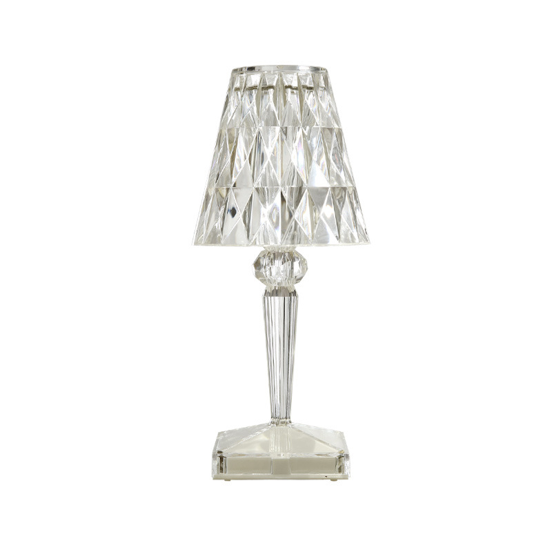 Spanische Rose Kristall Tischlampe Schlafzimmer USB Lade Schreibtischlampe Nachttisch Romantisches Nachtlicht Blütenblatt Atmosphäre Geschirr Innen Mehrfarbig