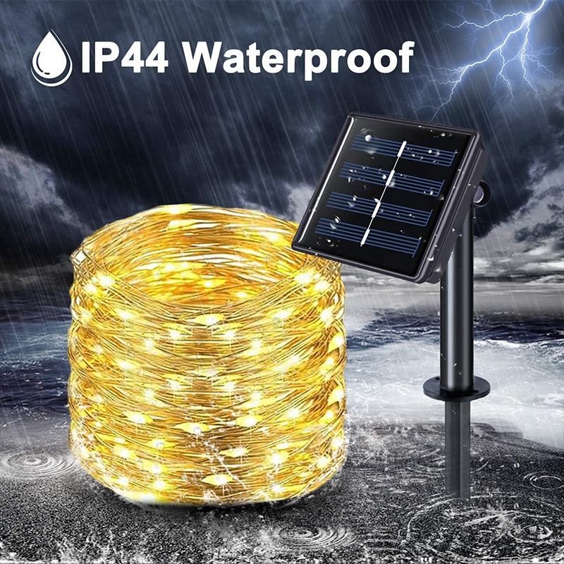 Solar String Fairy Lichter 200m Weihnachten Lichter Wasserdichte Outdoor Girlande Solar Power Lampe Weihnachten Für Garten Dekoration.
