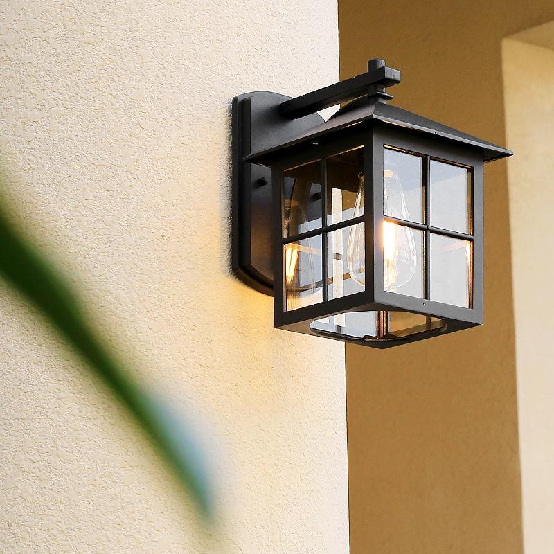 Beliebte Europa Quadratische Säule Lampe Outdoor Retro Wasserdichte Säule Licht Garten Balkon Villa Gemeinschaft Korridor Chapitar Lampen